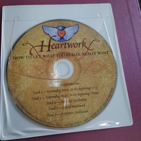 Heartwork How to Get What You Really Really Want Manifesting Manifest Book   CD - Picture 2 of 2